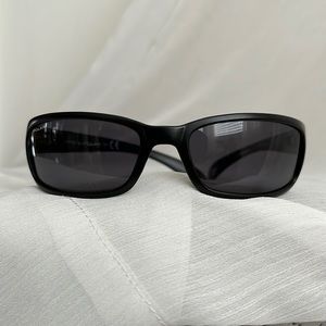Polar black wraparound sunglasses